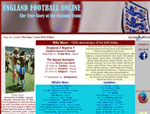 Tablet Screenshot of englandfootballonline.com